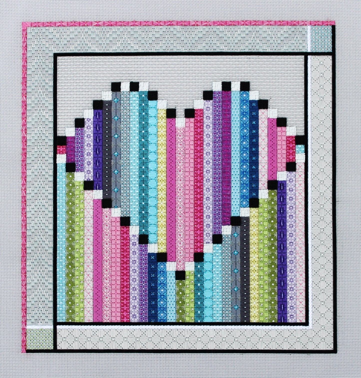 SMF-Striped Heart (Large)